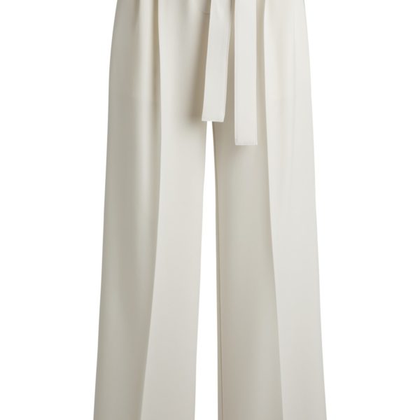 Pantalon coupe décontractée en crêpe japonais infroissable – Hugo Boss