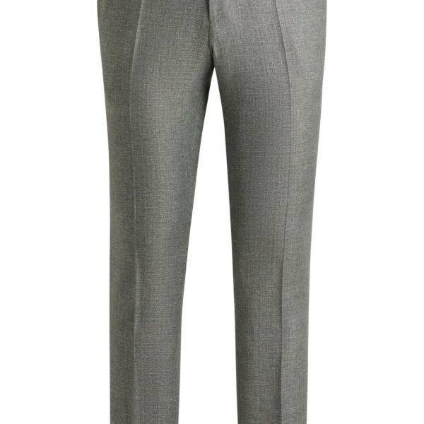 Pantalon habillé en tissu stretch à micro motif – Hugo Boss
