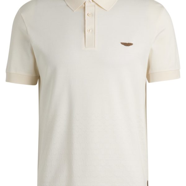 Polo BOSS x ASTON MARTIN en soie et coton avec jacquard dégradé – Hugo Boss