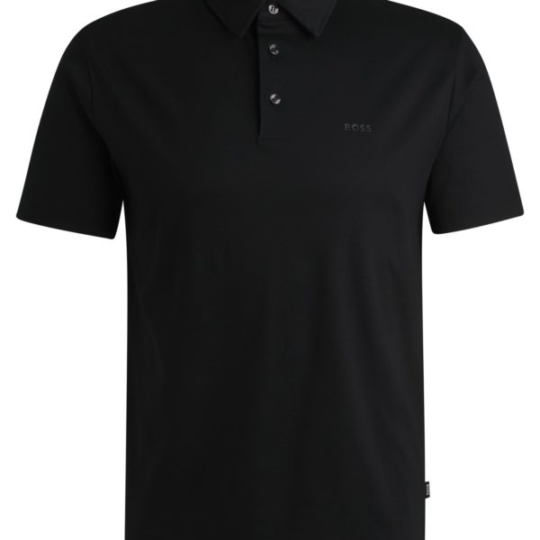 Polo Slim en coton à logo en gomme – Hugo Boss