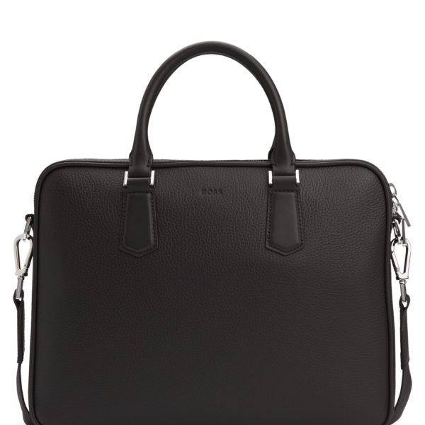 Porte-documents en cuir italien avec finitions emblématiques – Hugo Boss