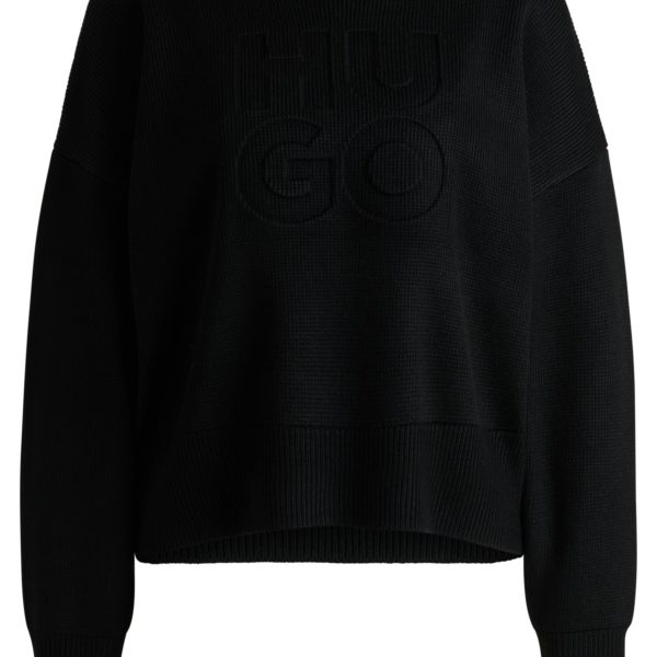 Pull Relaxed à logo embossé – Hugo Boss