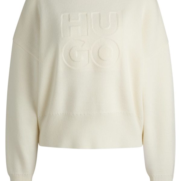 Pull Relaxed à logo embossé – Hugo Boss