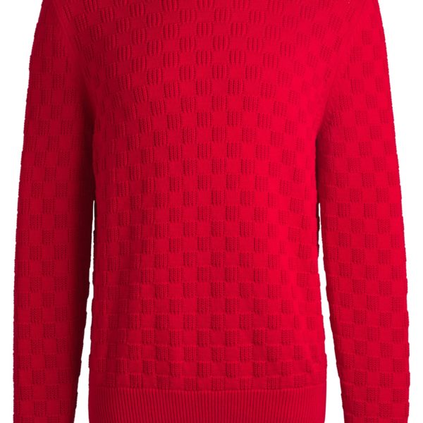 Pull Relaxed en coton à motif jacquard – Hugo Boss