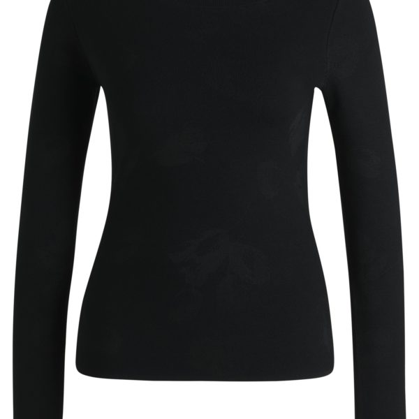 Pull à col large en jacquard stretch – Hugo Boss