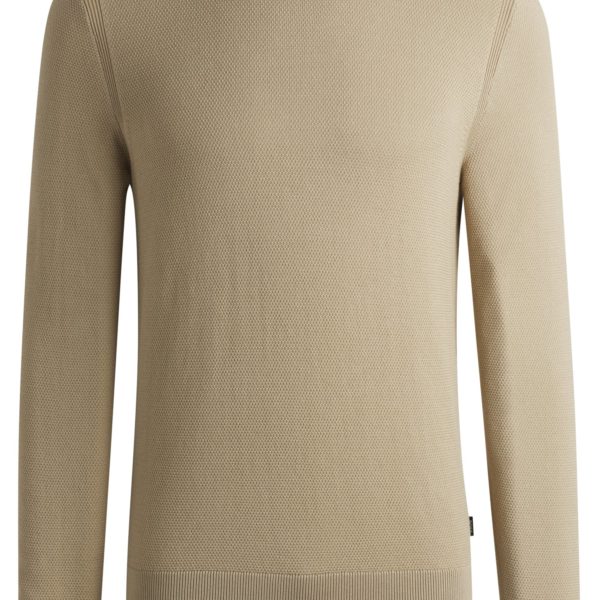 Pull en coton microstructuré – Hugo Boss