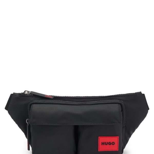 Sac ceinture en twill mat avec deux poches à rabat – Hugo Boss