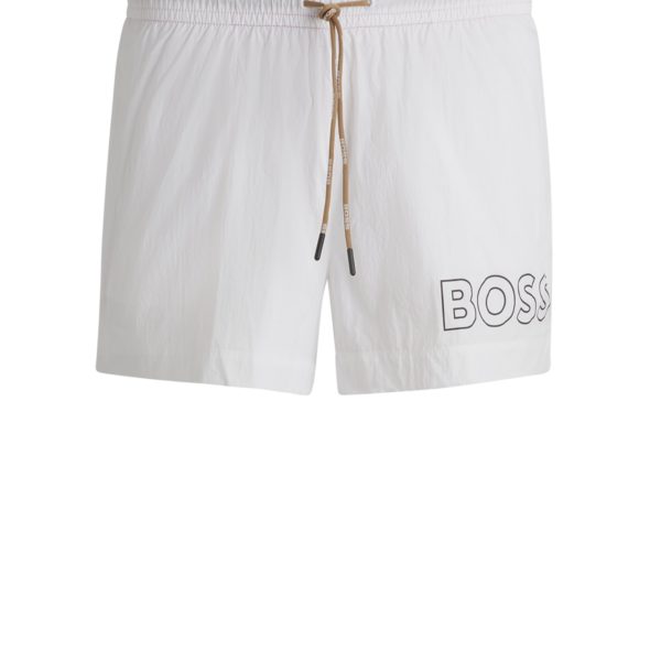 Short de bain à séchage rapide avec logo contouré – Hugo Boss
