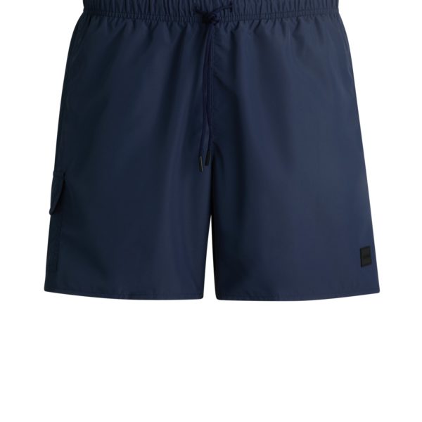 Short de bain avec poche cargo et badge logoté – Hugo Boss