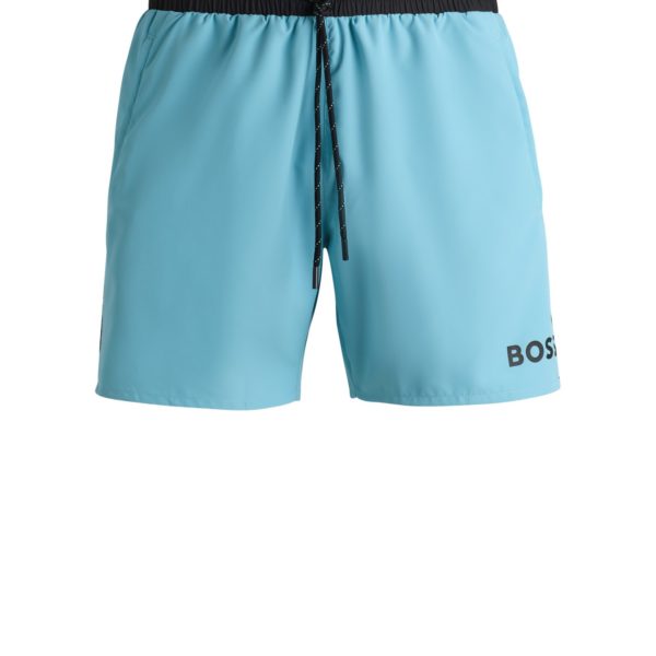 Short de bain en tissu à séchage rapide avec détails contrastants – Hugo Boss