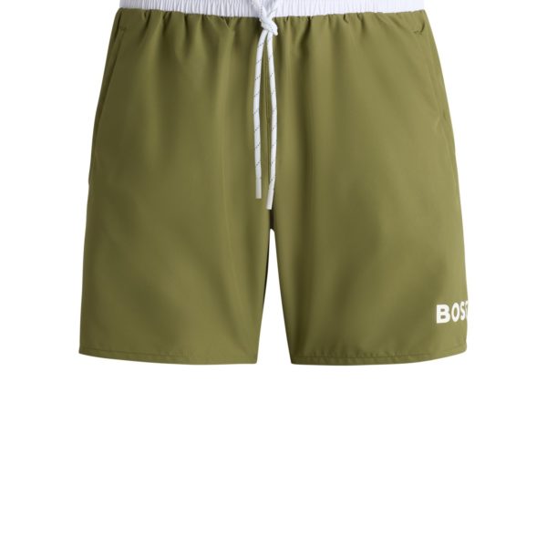 Short de bain en tissu à séchage rapide avec détails contrastants – Hugo Boss