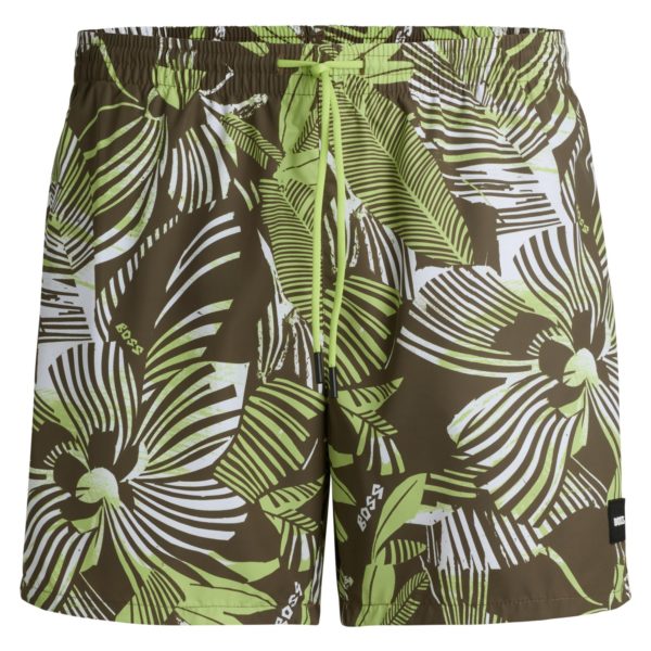 Short de bain entièrement doublé à imprimé de la saison – Hugo Boss