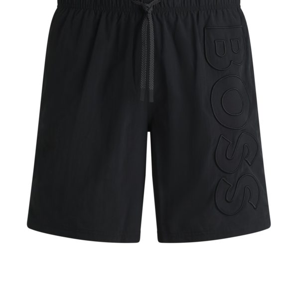 Short de bain entièrement doublé avec logo brodé en 3D – Hugo Boss