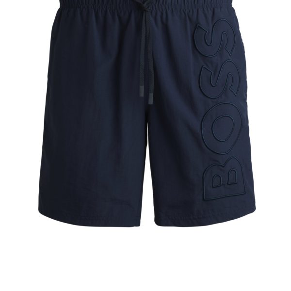 Short de bain entièrement doublé avec logo brodé en 3D – Hugo Boss