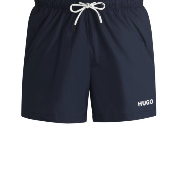 Short de bain entièrement doublé avec logo contrastant – Hugo Boss