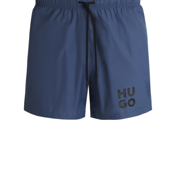 Short de bain entièrement doublé avec logo revisité – Hugo Boss