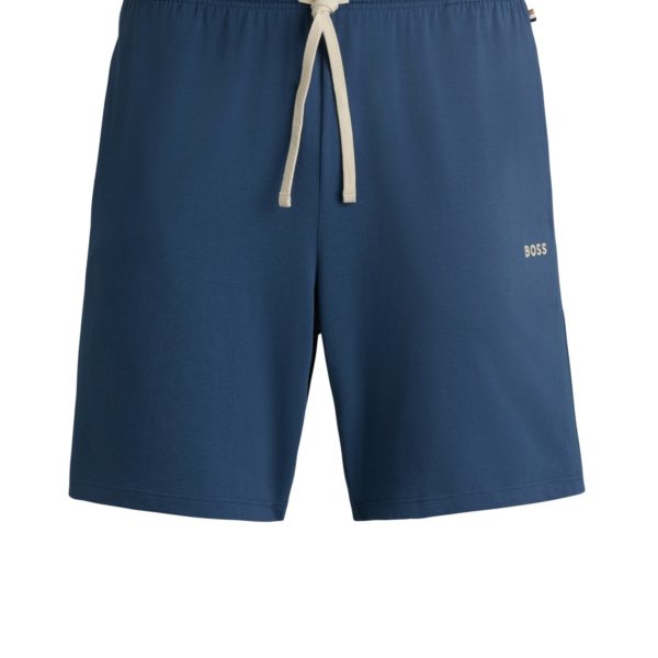 Short en jersey de coton stretch avec logo brodé – Hugo Boss
