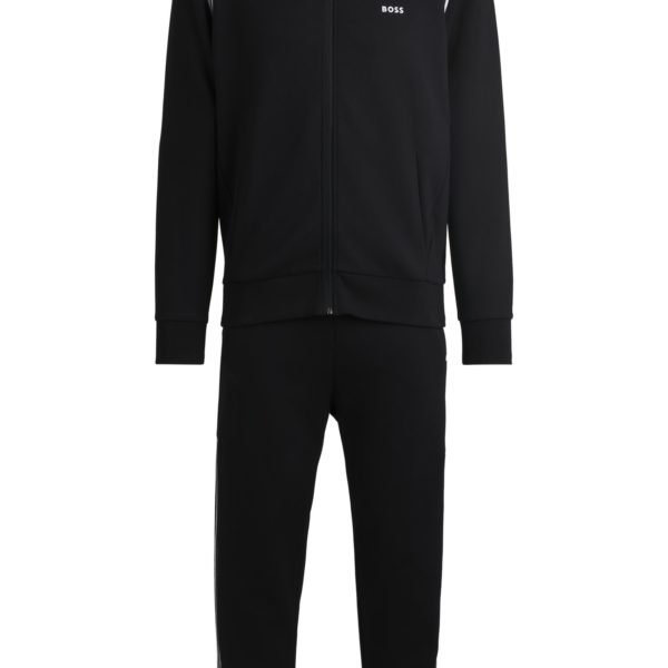 Ensemble de survêtement Regular en coton stretch avec empiècements à rayures – Hugo Boss