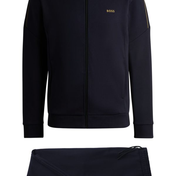 Ensemble de survêtement en coton interlock avec détails de logo – Hugo Boss