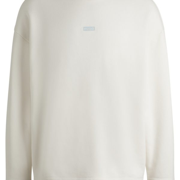 Sweat en molleton de coton avec logo imprimé – Hugo Boss