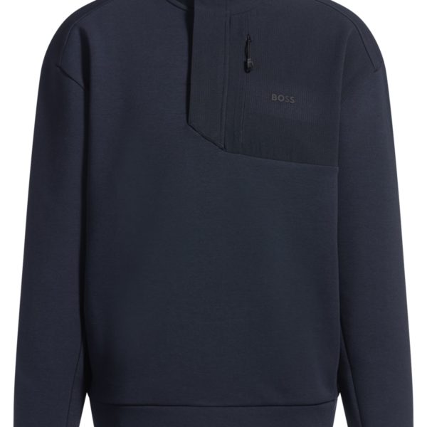 Sweat très stretch avec rabat-tempête – Hugo Boss