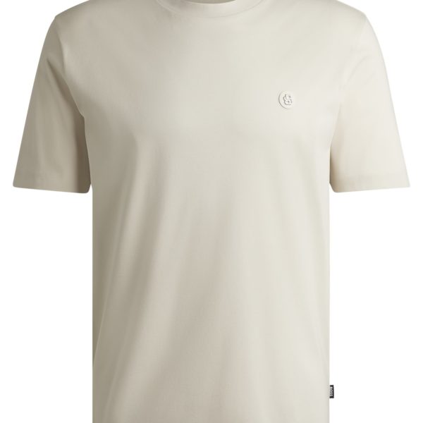 T-shirt Regular en coton avec monogramme Double B – Hugo Boss