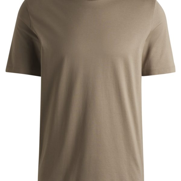 T-shirt Slim en coton stretch avec col mao – Hugo Boss