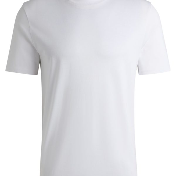 T-shirt Slim en coton stretch avec col mao – Hugo Boss