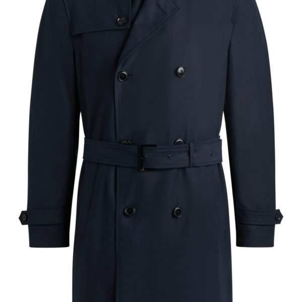Trench Slim à fermeture croisée – Hugo Boss