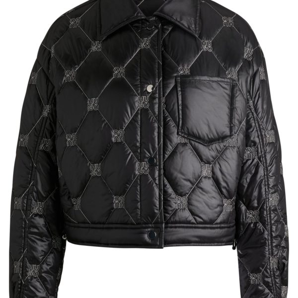 Veste Regular déperlante à logos revisités – Hugo Boss