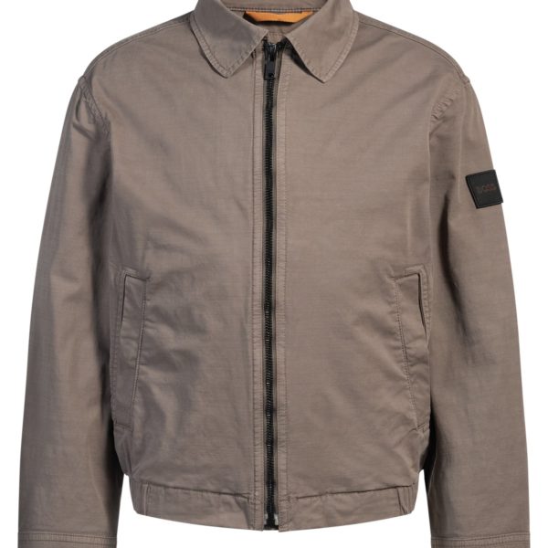 Veste Relaxed en twill de coton stretch – Hugo Boss