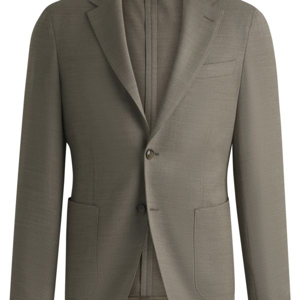 Veste Slim en laine mélangée stretch performante – Hugo Boss