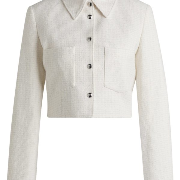Veste courte Regular en coton bouclette mélangé – Hugo Boss