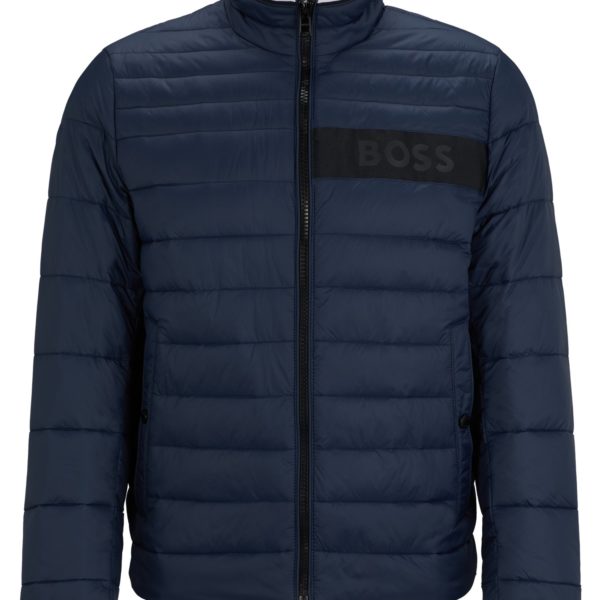 Veste déperlante avec bande logotée effet 3D – Hugo Boss