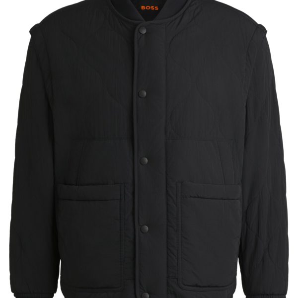Veste déperlante en tissu à la texture froissée – Hugo Boss