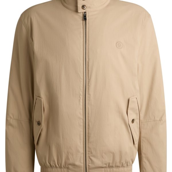 Veste en coton mélangé avec monogramme Double B – Hugo Boss