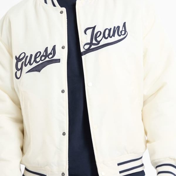 Blouson Teddy À Écusson – Guess