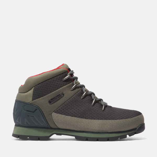 Timberland Bottine De Randonnée Euro Sprint Pour Homme En Vert/gris Vert, Taille 47.5