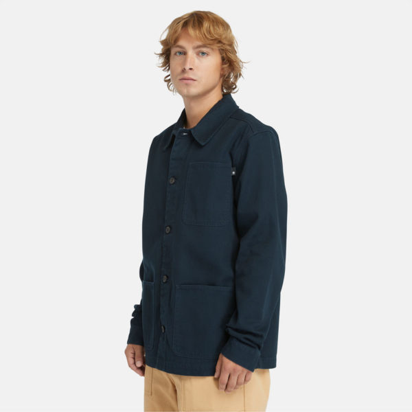 Timberland Veste En Toile Chore Pour Homme En Bleu Foncé Bleu