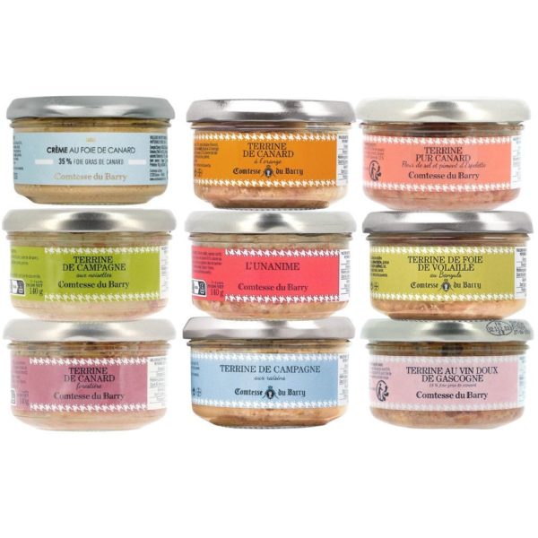 L’assortiment terrines – 9 spécialités-Comtesse du Barry