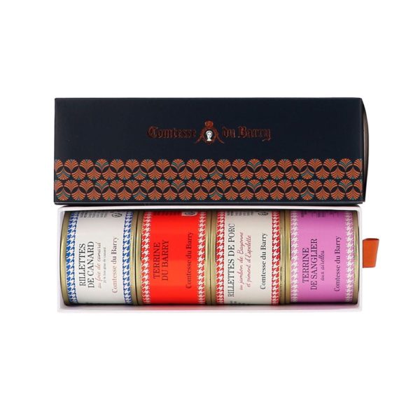N°8 – 4 Terrines et rillettes 70g-Comtesse du Barry