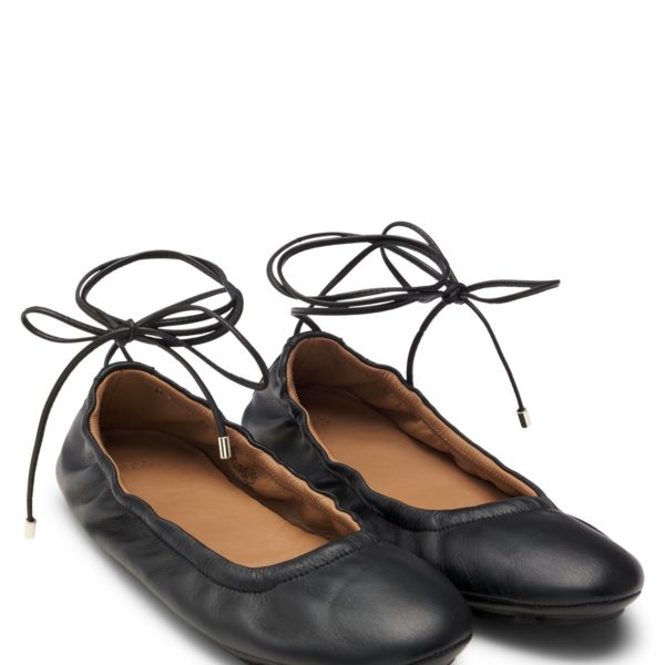 Ballerines en cuir nappa avec double B – Hugo Boss