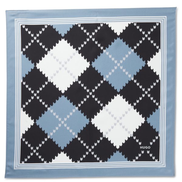 Bandana en soie à imprimé moderne – Hugo Boss