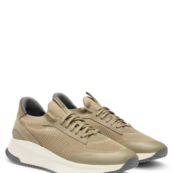 Baskets TTNM EVO avec tige en maille – Hugo Boss