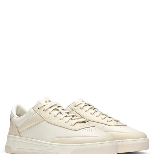 Baskets au style authentique en cuir bicolore – Hugo Boss