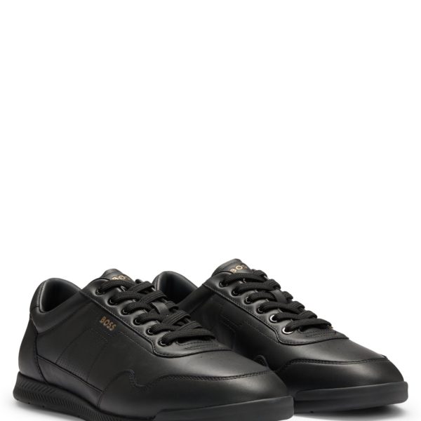 Baskets en cuir nappa à détails perforés – Hugo Boss