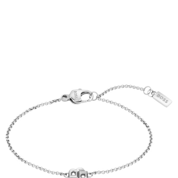 Bracelet argenté à monogramme Double B – Hugo Boss