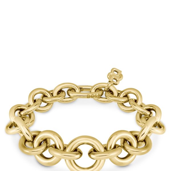 Bracelet doré à maillons ronds et ovales – Hugo Boss