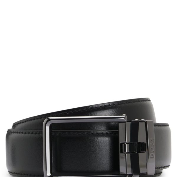 Ceinture automatique en cuir italien avec passant logoté – Hugo Boss