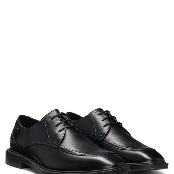 Chaussures derby en cuir à double surpiqûre – Hugo Boss